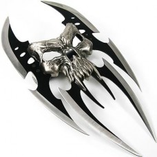 Skull Claw Mayhem Hand Blade Gauntlet 6 Blades Dagger Knife